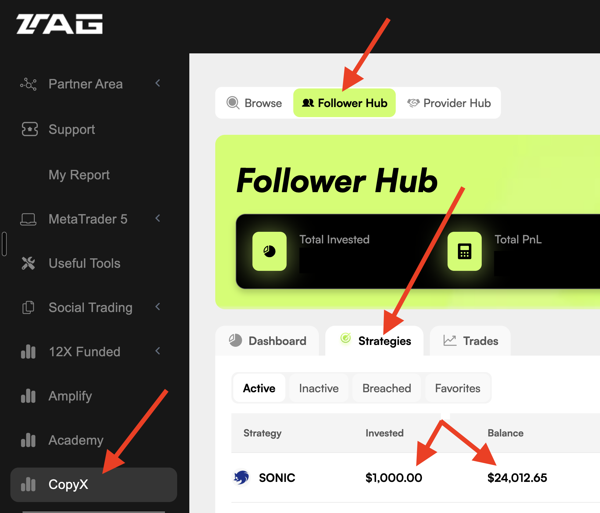 View SONIC in Follower Hub Strategies