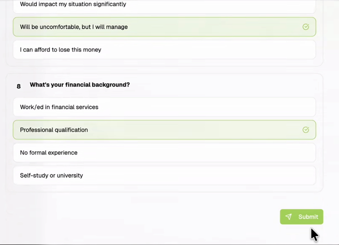 Submit COPY-X suitability survey