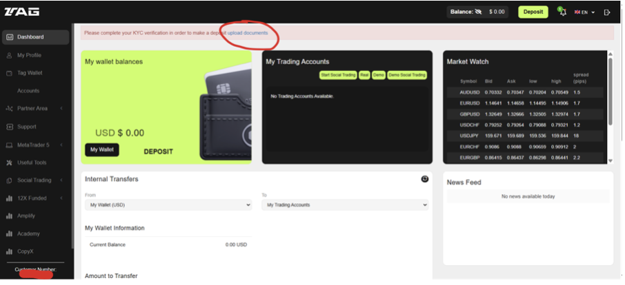 Upload documents